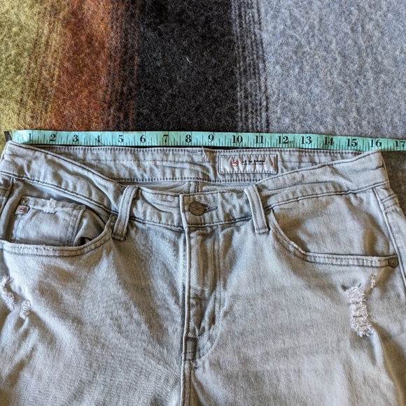 AG Adriano Goldschmied Gray distressed crop - Picture 5 of 8